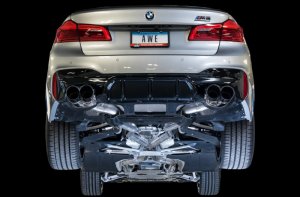 BMW M5 Performance Exhaust - AWE Tuning - Cat Back SwitchPath - Black Diamond - `18-`19